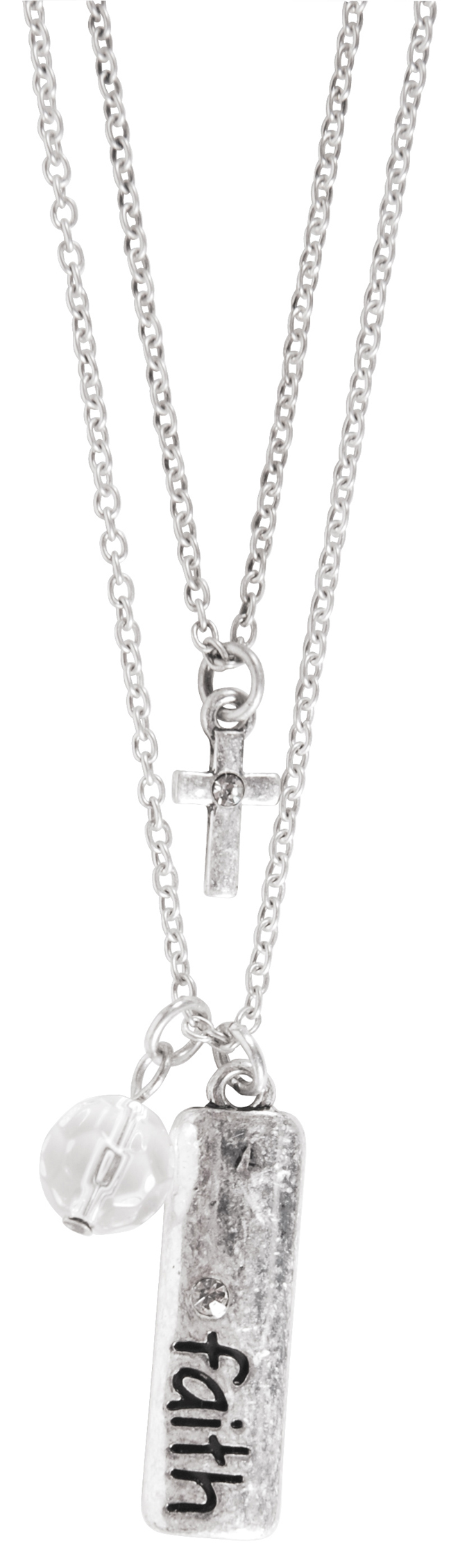 Charm Necklace - Cross Jewel