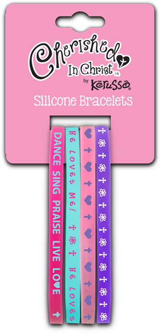Silicone Bracelet Set - Dance Sing Praise