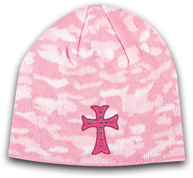 Pink Camo Cross