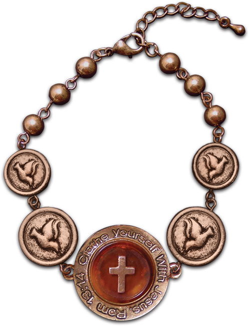 Bracelet - Button Cross