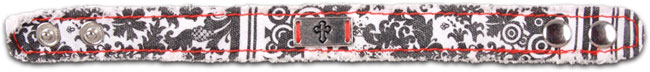 Canvas Bracelet - Black And White