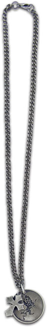 Necklace - Cross And Coin