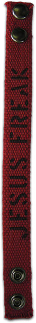 Canvas Bracelet - Jesus Freak
