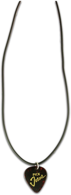 Guitar Pick Necklace - Brown