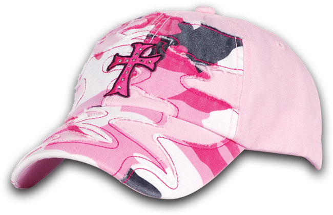 Pink Camo Cross