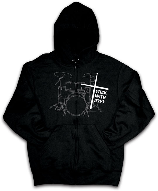 Stick with Jesus Zippered Hoodie